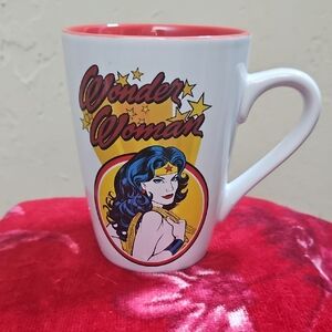 DC Comics White Mug with Red Accents